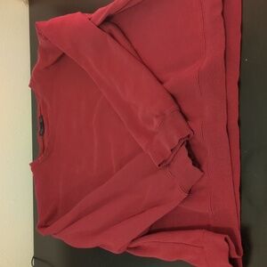 Men's Social Scene Deep Red Crew Neck Sweater